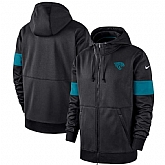 Jacksonville Jaguars Nike Sideline Performance Full Zip Hoodie Black,baseball caps,new era cap wholesale,wholesale hats